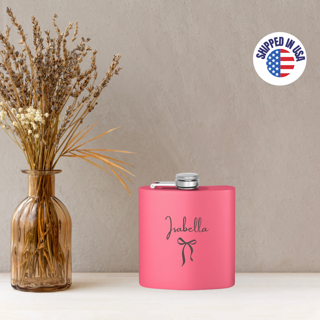 Personalized Flask for Women/Personalized Bridesmaid Gift