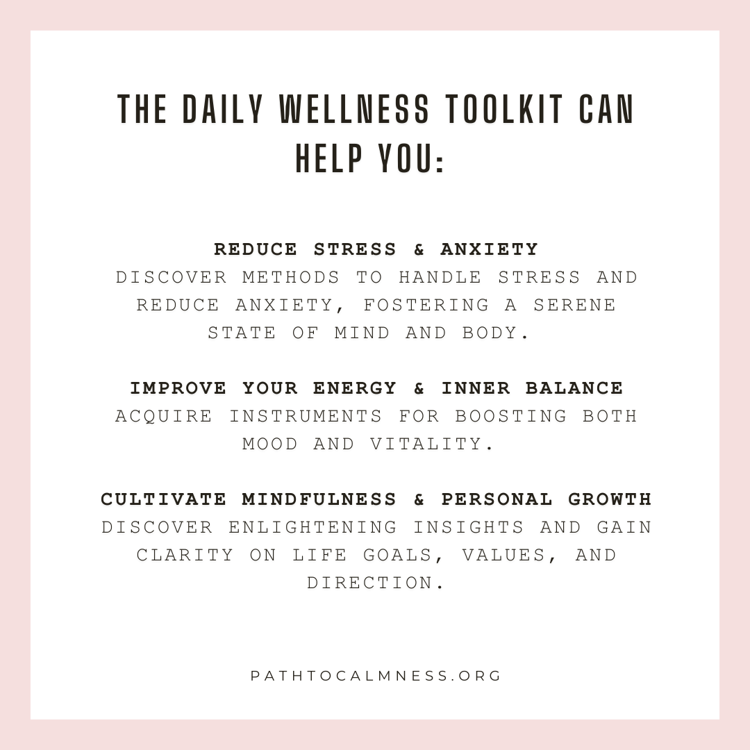 The Daily Wellness Toolkit - Transform Your Daily Routines, Transform Your Life!