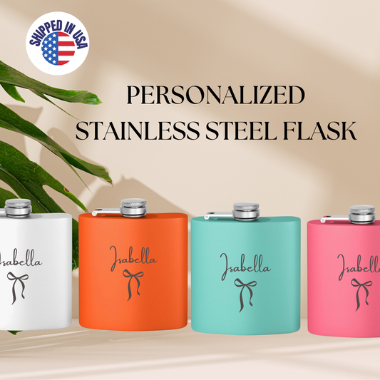 Personalized Flask for Women/Personalized Bridesmaid Gift