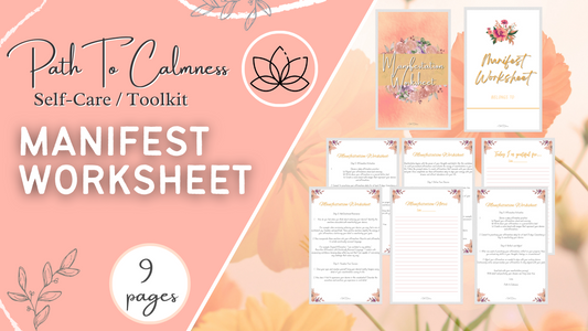 Manifestation Worksheet + Manifest Planner 