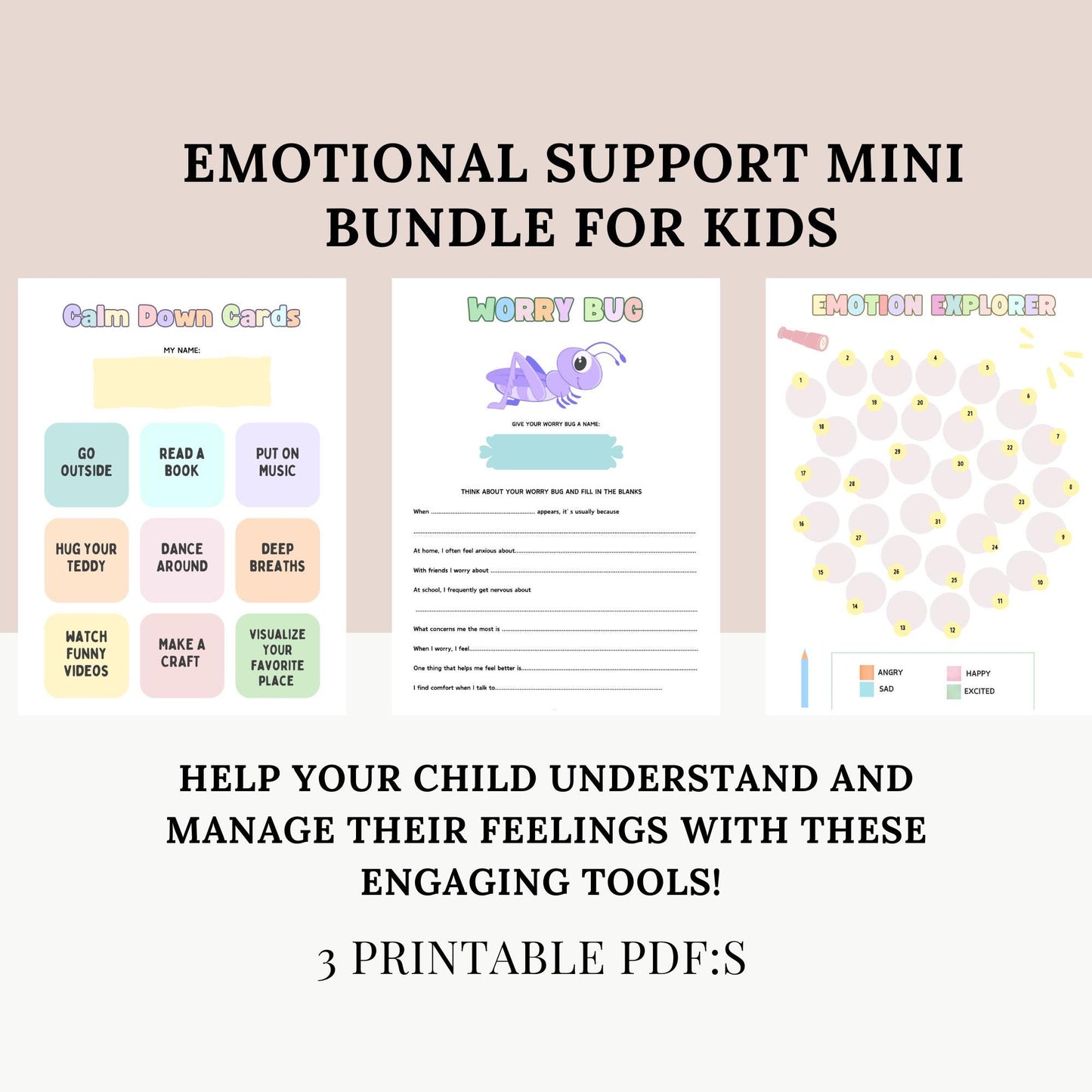 Emotional Support Mini Bundle for Kids