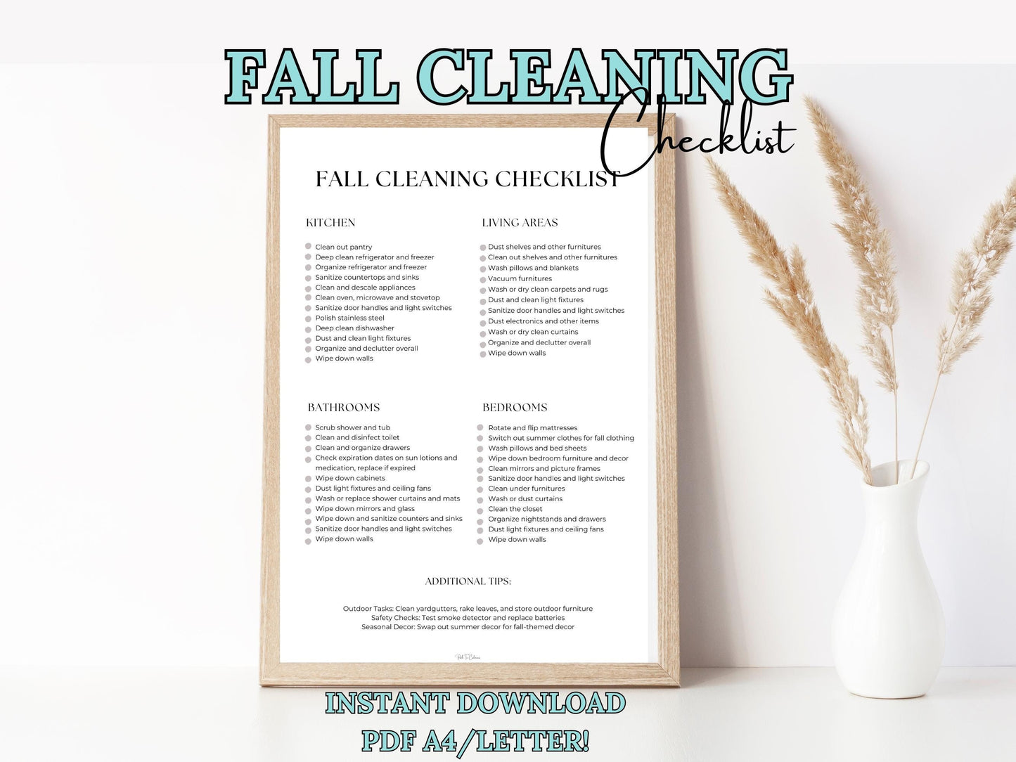 Fall Cleaning Checklist